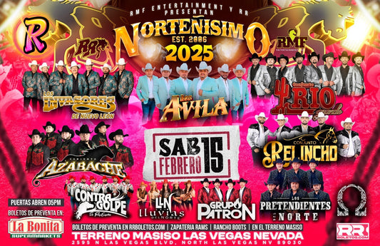 Norteñísimo 2025 to Las Vegas